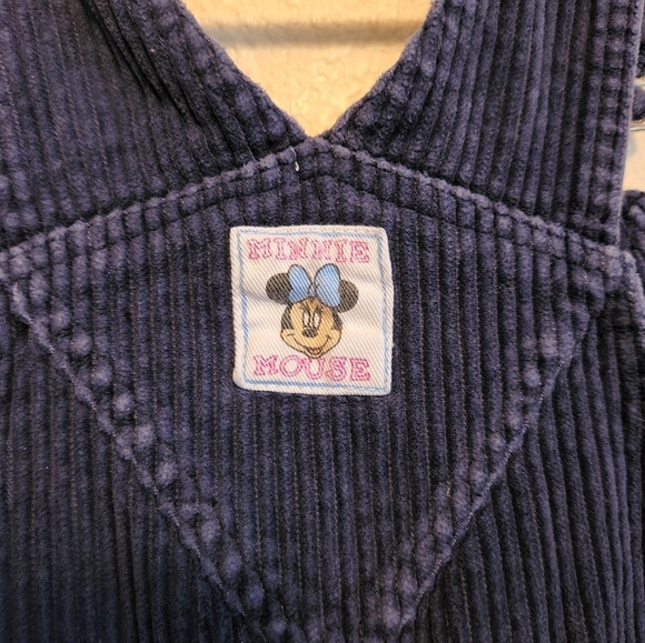 Minnie Mouse Corduroy Overalls Toddler Vintage - Picture 7 of 9